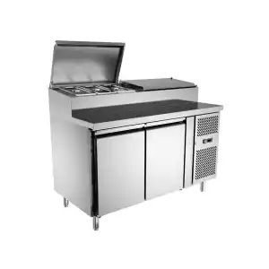 Refrigerated counter -  2 doors - 151 cm